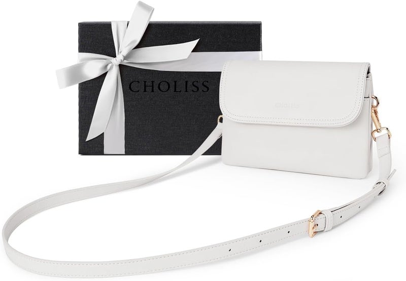 CHOLISS Small Crossbody Bags for Women, Vegan Leather Cell Phone Purse, Mini Travel Purse with Adjustable Strap Womens Gifts - Image 1